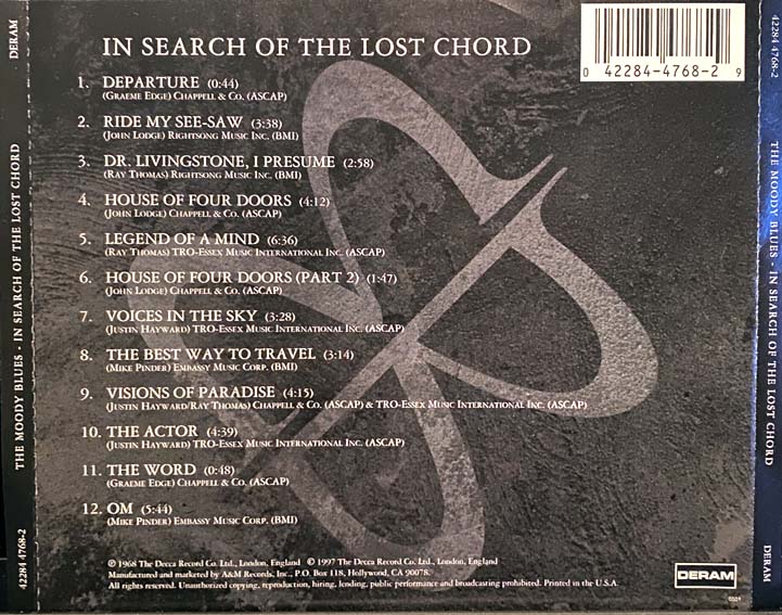 In Search Of The Lost Chord': A Mystical Landmark For The Moody Blues